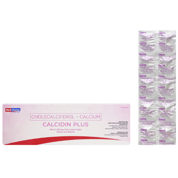Cholecalciferol + Calcium (CALCIDIN PLUS<sup>®</sup>)