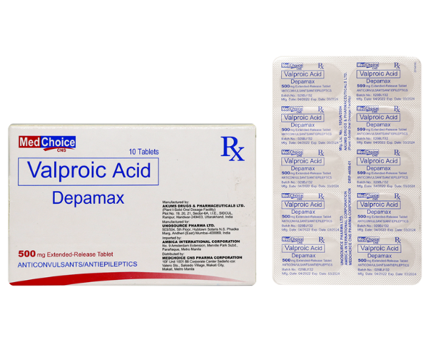 Valproic Acid DEPAMAX Medchoice