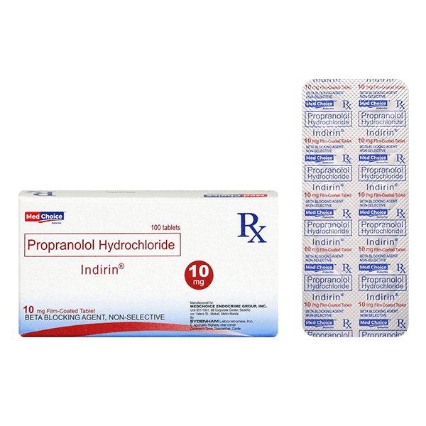 Propranolol HCl (INDIRIN<sup>®</sup>)