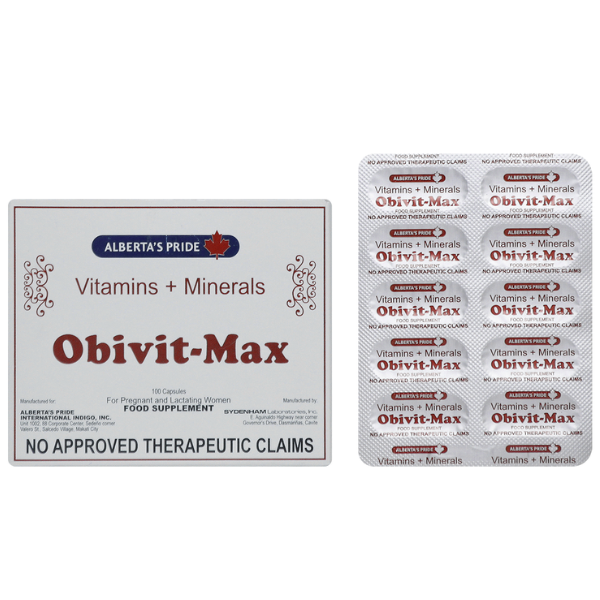 Multivitamins + Minerals (OBIVIT-MAX<sup>®</sup>)