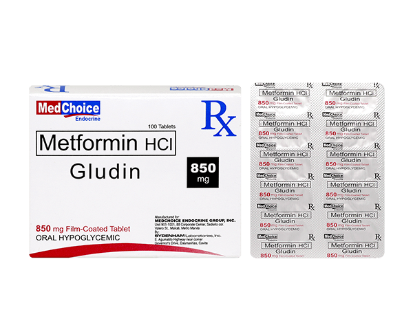 Metformin HCl (GLUDIN<sup>®</sup>)