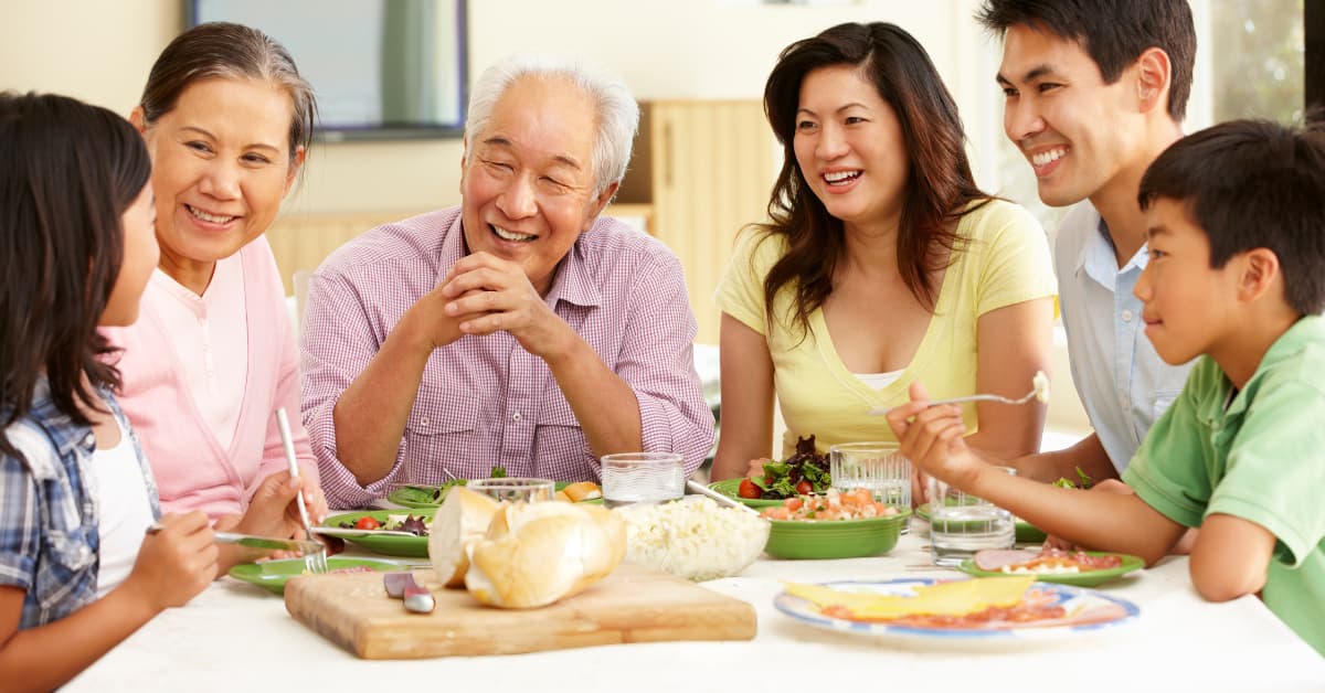 Family providing emotional support for a loved one living with schizophrenia