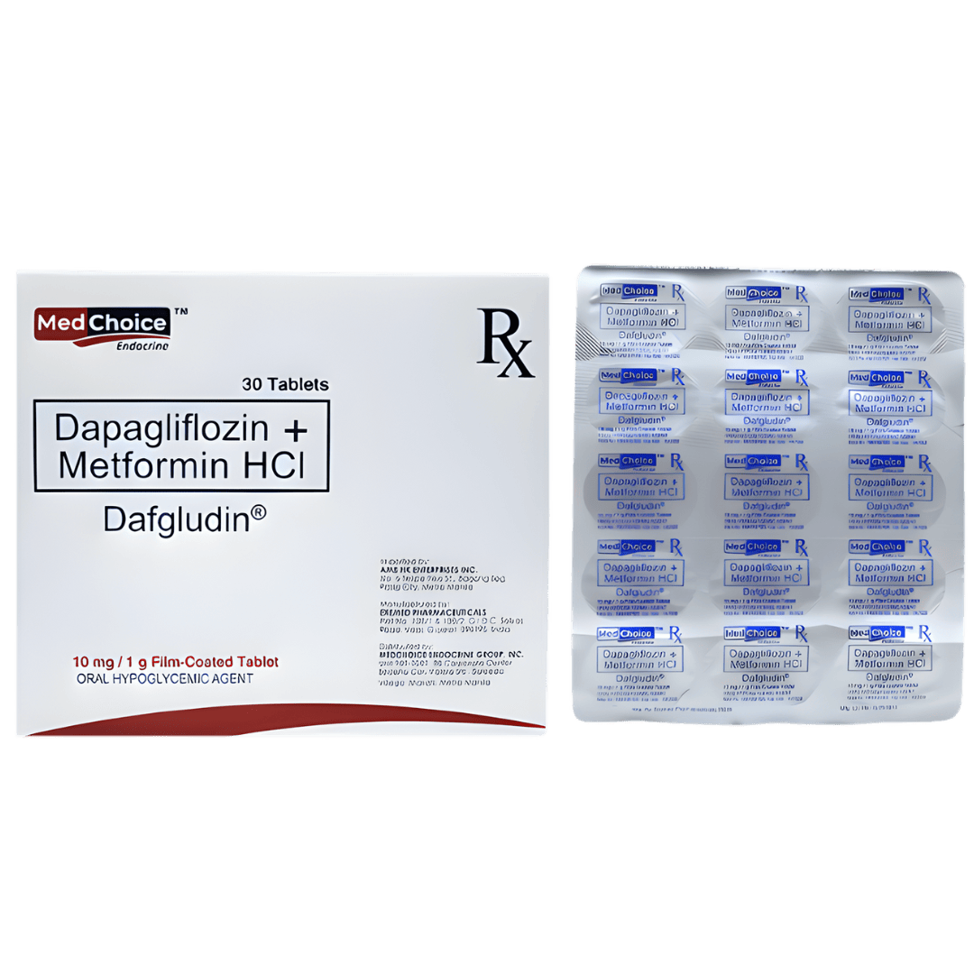 Dapagliflozin + Metformin HCl (DAFGLUDIN <sup>®</sup>) Dapagliflozin + Metformin HCl (DAFGLUDIN <sup>®</sup>)