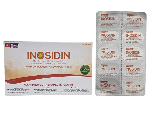 Myo-Inositol, D-Chiro-Inositol, Chromium, Vitamin D<sub>2</sub>  and Folic Acid (INOSIDIN<sup>®</sup>)