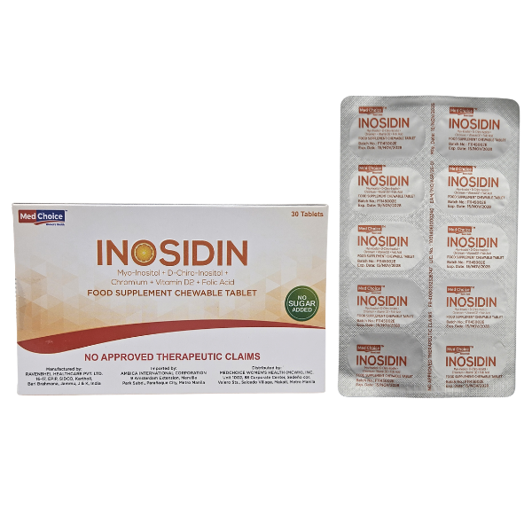 Myo-Inositol, D-Chiro-Inositol, Chromium, Vitamin D<sub>2</sub>  and Folic Acid (INOSIDIN<sup>®</sup>)